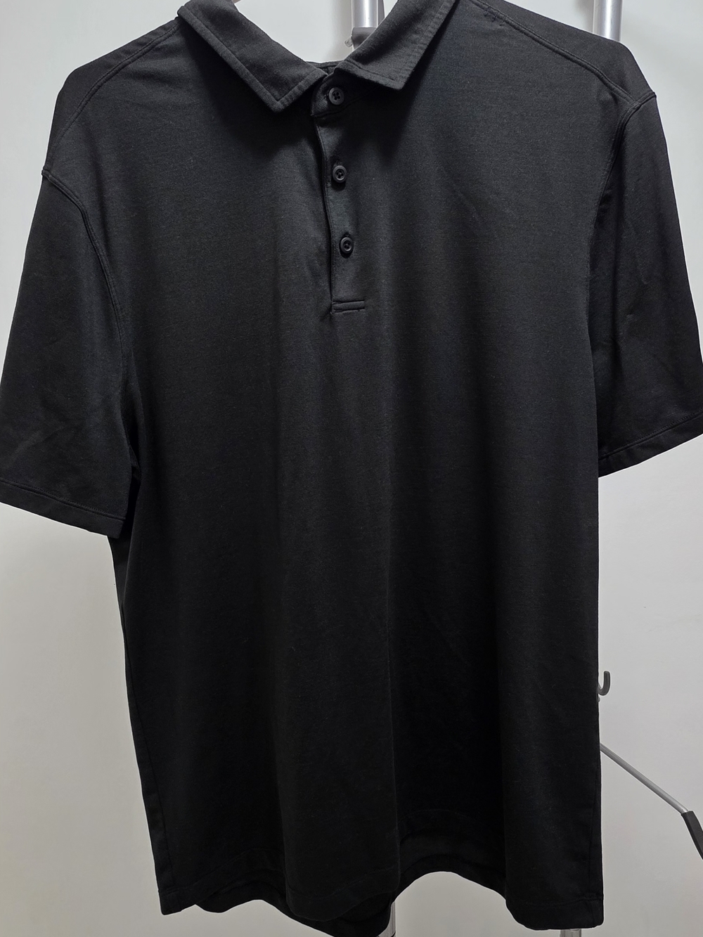 Lululemon Evolutiom Black Polo Shirt